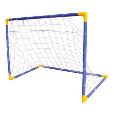 Imagem de Trave Gol Infantil Futebol Com Redinha 107x78 Importway