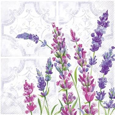Imagem de Guardanapo para Decoupage Ihr 33x33 Lavanda C/ 20 Unidade - GUARDANAPO