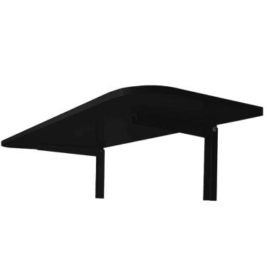 Imagem de Mesa Dobrável Parede Articulada 90X40Cm Preta Multivisao