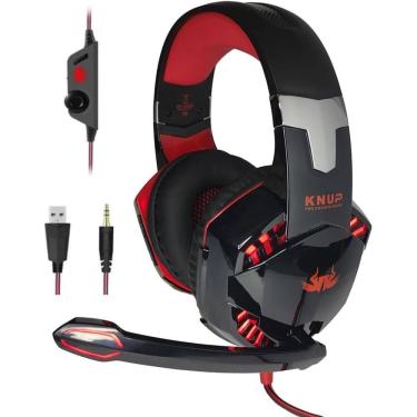 Imagem de Knup Kp-455a Headset Gamer Fone Led Knup Ps4 Xbox One Smartphone 