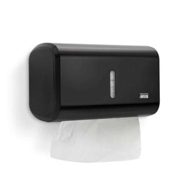 Imagem de Dispenser Toalheiro Porta Papel Toalha Urban Compacto Premisse, Preto