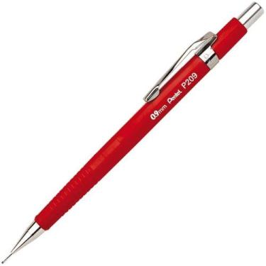 Imagem de Lapiseira 0.9 Linha Sharp P209 Vermelha Pentel Legitima