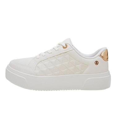 Imagem de Tenis Kolosh Casual Flatform, 38, Branco