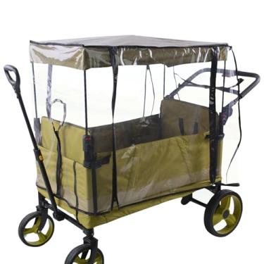 Imagem de Capa De Chuva Para Carrinho De Bebê | Proteção Impermeável Para Carrinho Com Cobertura - Acessórios De Proteção Para Pesca Caminhadas Praia E Piquenique