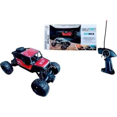 Imagem de Carrinho De Controle Remoto Com Suspensão Big Foot Off Road VERMELHO -