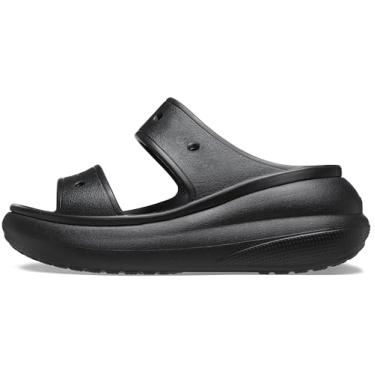 Imagem de CROCS Classic Crush Sandal - Black - M7W9, 207670-001-M7W9, Unisex Adult, Black, M7W9