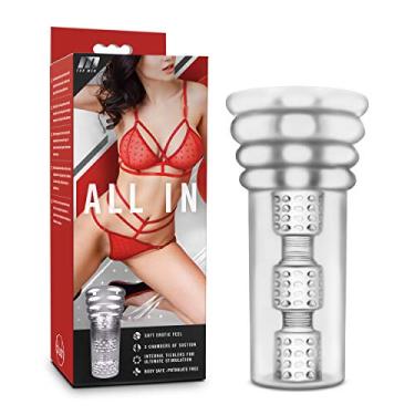 Imagem de Blush Novelties M For Men Masturbador de Buceta Totalmente Em Bolso - Stroker de Masturbação Masculina Ultramacio - com Nervuras e Multitexturizado, Multicâmara para O Máximo Prazer - Brinquedo Sexual