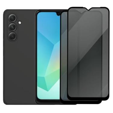 Imagem de Capinha Para Galaxy A16 Capa Preta Premium Proteção Câmera + 2 Películas Privacidade Anti Spy