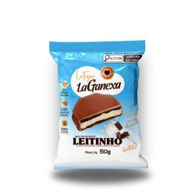 Imagem de Alfajor sabor Leitinho com Whey Protein Snack leitinho 50g (unidade) -