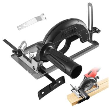 Imagem de Suporte de moedor angular guia de corte ajustável de 45 graus para máquinas de 100-125 mm com régua acessório de retificação fixa, acessórios de rebarbadora