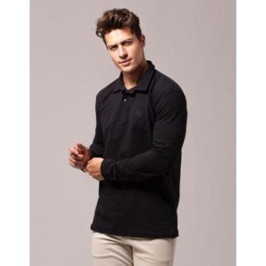 Imagem de Camisa Polo Manga Longa Moletom Peruano Premium Masculina-Masculino