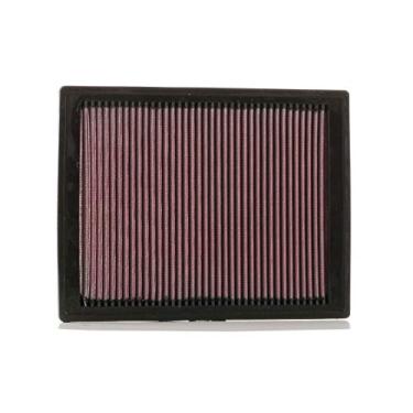 Imagem de K&N Filtro de ar do motor: Alto desempenho, premium, lavável, filtro de ar de substituição para carro: Compatível com Saab/Vauxhall 2002-2011 (9-3, 9-3 Series II, Signum), 33-2337