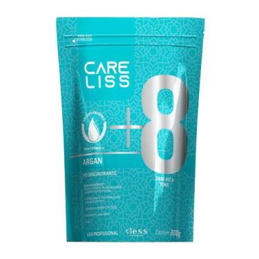 Imagem de po Descolorante capilar Argan 8 tons Care Liss 300g