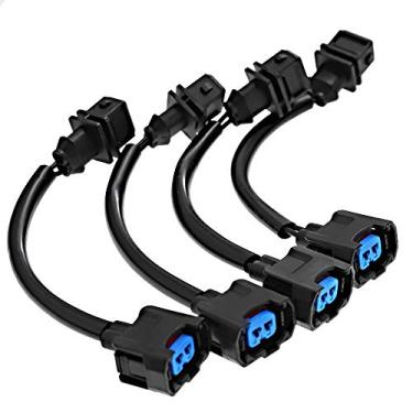 Imagem de Adaptador OBD1 para OBD2 Conector Injetor de Combustível Conversão Jumper Harness Substituição para Honda Accord Civic CRX Odyssey Prelude Acura Integra NSX Vigor Jumper B-D (4 peças)
