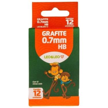 Imagem de 10 Caixas C/12 Tubos Grafite Para Lapiseira 0,7Mm Hb Leo Leo