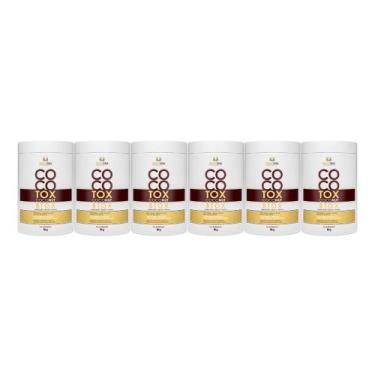 Imagem de 6 Btx Capilar Coconut Redutor De Volumes Anti-frizz -atacado - Steel L