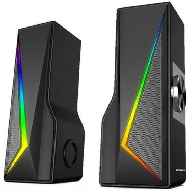 Imagem de Speaker Satellite Gaming AS-92003B 2 de 3 Watts RMS com Bluetooth/USB/