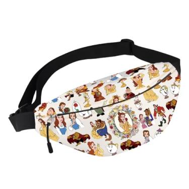 Imagem de BWWKTOP Bolsa de cintura de princesa, presente para fãs de beleza, pochete príncipe maldito, produtos de contos de fadas, Bea Princess-WB, Lazer