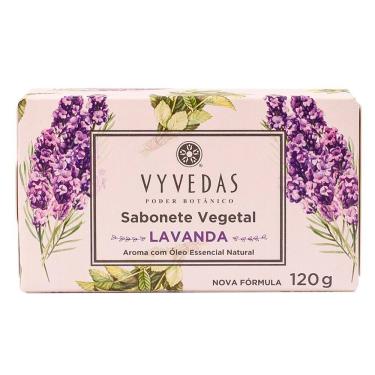 Imagem de Sabonete em Barra Vegetal Vyvedas Lavanda 120g