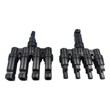 Imagem de Conector MC4 Snetec T4 4x1 Vias 40A 1000V DC Painel Solar