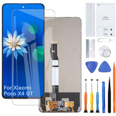 Imagem de Tela de exibição para Xiaomi Poco X4 GT 22041216G Montagem de substituição de tela LCD com kit