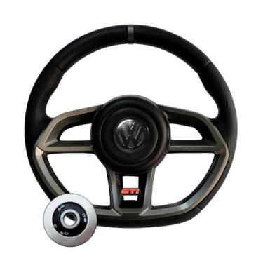 Imagem de Volante Vw Gol G5 G6 Fox Polo Golf Voyage 2011 2012 2013 - Compatível 