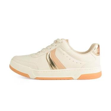 Imagem de Tenis Dakota Urban Recortes Laterais Brilho, 37, Branco