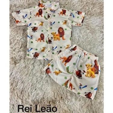 Imagem de Conjunto Menino Mauricinho Temático O Rei Leão - EDYNHOKIDS, P
