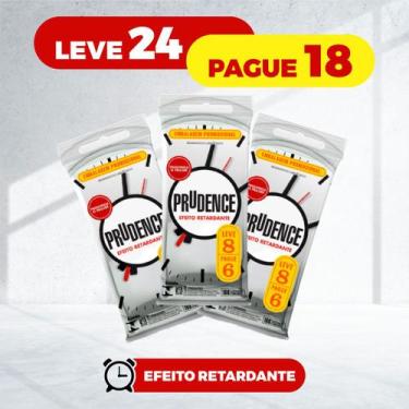 Imagem de Kit Pague 18 Leve 24 Preservativo Camisinha Prudence Efeito Retardante