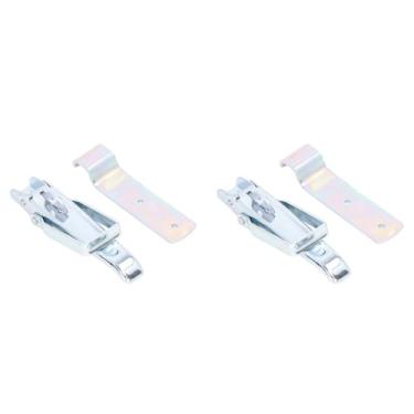 Imagem de Acouto 2pcs Trailer Porta de Elevador Trailer RV Trailer Latches sobre o Grampo Central do Corpo Com Placa de Captura para RVS Campervans