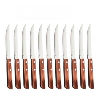 Imagem de Kit de Facas, Kit de Facas para Churrasco, Grande, 22cm, Faca de AçO InoxidáVel(KIT 12 FACAS)