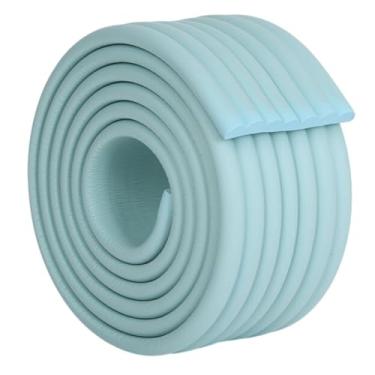 Imagem de Protetor Canto Quina Borda Cantoneira Parede Escada Segurança Bebê Rolo 4 Metros (Azul Claro)
