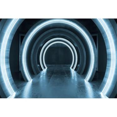 Imagem de dnldliq Fundo de estação espacial de 3 x 2,4 m, fundo de nave espacial, interior, estação espacial, decoração de quarto infantil, sessão de fotos de ficção científica