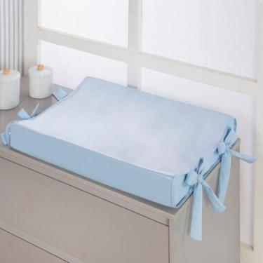 Imagem de Trocador Mini Anatomico De Comoda Para Bebe - AVM Enxovais, Azul