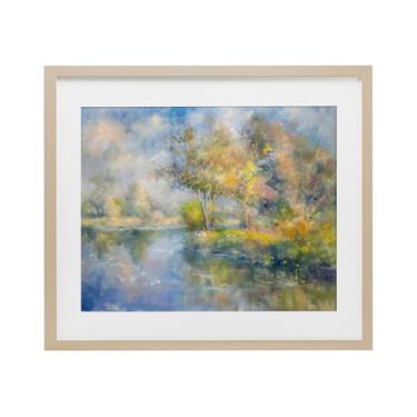 Imagem de Stupell Industries Impressão emoldurada Colors By The Water Birch Under Glass, design by Creative Studio, 17 x 21