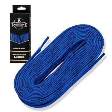 Imagem de Cadarços de skate de hóquei 213,4 cm 243,8 cm 274,3 cm 304,8 cm Preto Branco Senior Junior Youth - Cadarços de skate de gelo encerados e de tecido - Renda de hóquei durável com ajuste firme para