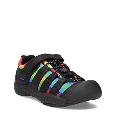 Imagem de KEEN Sapato infantil unissex Newport Casual, Preto/Original Tie Dye, 18