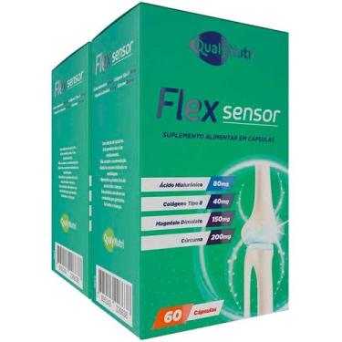 Imagem de Kit Qualynutri Flex Sensor Com 2 Caixas De 60 Cápsulas Cada