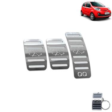 Imagem de Pedaleira Chery Qq Manual 2015 Até 2020 Aço Inox