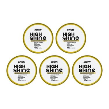 Imagem de Pomada Infinity High Shine Incolor 120G - Kit Com 5Un