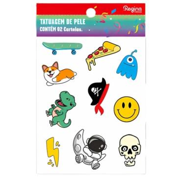 Imagem de Tatuagem Infantil De Carnaval Regina 2un De Cartela