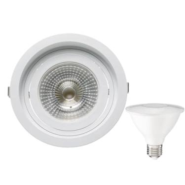 Imagem de SAVE ENERGY - Spot Emb Red Recuo PAR30 + 1 Lâmpada LED 10W 2700K E27