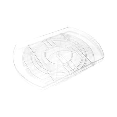 Imagem de Ioensy Bandeja giratória 360° para geladeira, bebidas, condimentos, organizador, prato giratório para balcão de cozinha