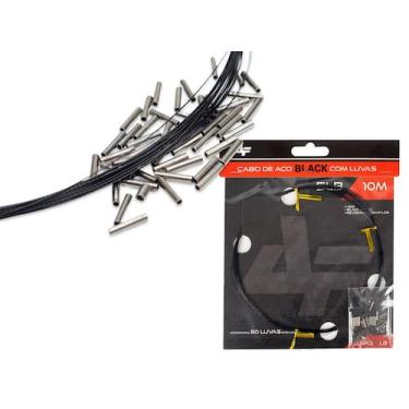 Imagem de Empate De Aço Black Albatroz Fishing C/ Luvas (80lbs/36,2kg) - 10 Metr
