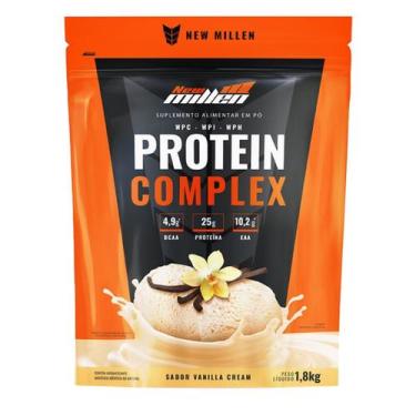 Imagem de Protein Complex Stand Pouche 1,8kg New Millen SABOR:BAUNILHA