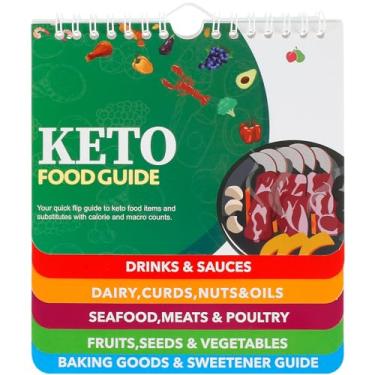 Imagem de Receitas de fritadeira de ar magnético, Keto, guia alimentar, papel, panela de pressão, receitas, multifuncional, fritadeira a ar, folheto de guia de culinária portátil para cozinha, 17,8 x 15,2 cm