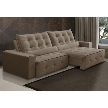 Imagem de Sofá Miami Creme - Ferguile Estofados, 2,00m