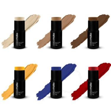 Imagem de Base Cremosa Paint Stick Maquiagem Artística 20g Colormake, Cor De Pel