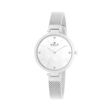 Imagem de Relógio Feminino Prateado Oslo - B1Sx Ofbsss9T0007