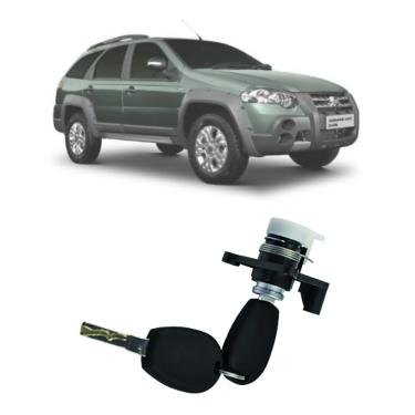 Imagem de Cilindro Miolo Porta Malas Preto Palio Weekend 2008 Até 2011